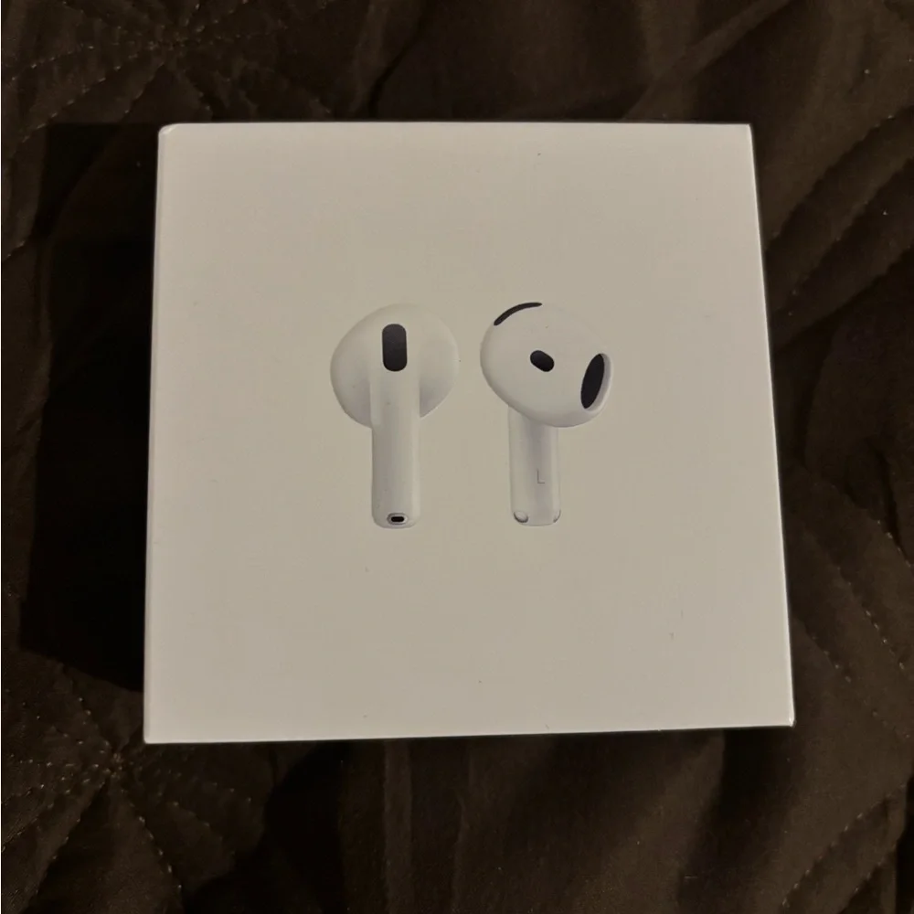 Apple White Wireless Earbuds with Case. Brand new sealed box!